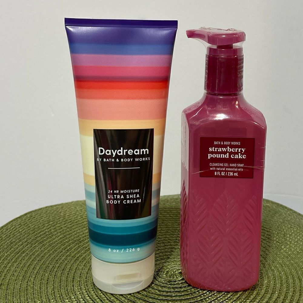 BBW Strawberry Pound Cake & Daydream set of 2 NWT